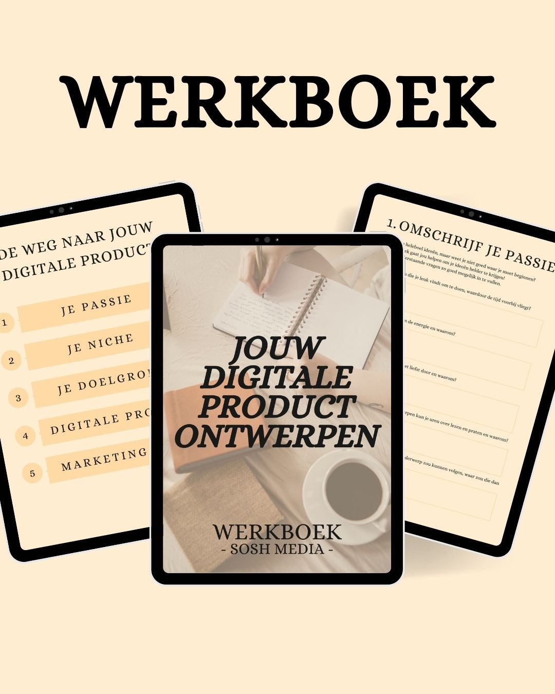 beige soft free guide mockup instagram post